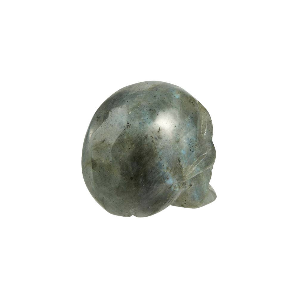 Labradorite Mini Crystal Skull Carving - Connect with Your Intuition and Spiritual Power