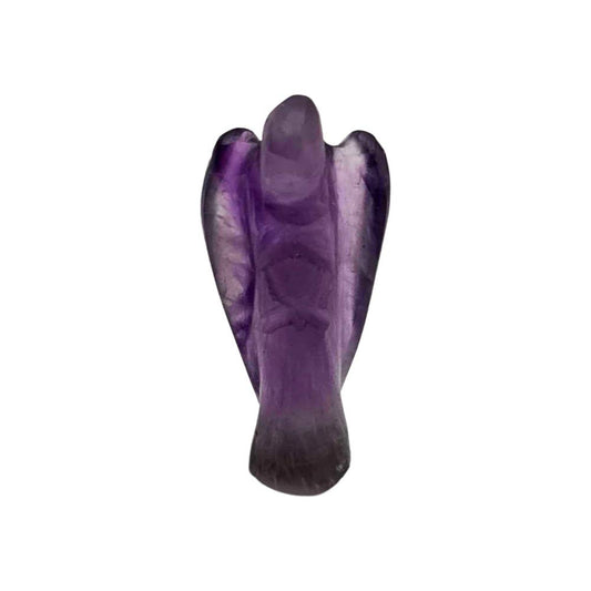 Small Amethyst Angel Crystal Carving - Serenity, Protection, and Spiritual Connection