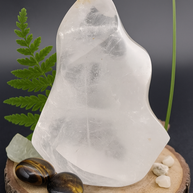 Clear Quartz Crystal Flame 300g
