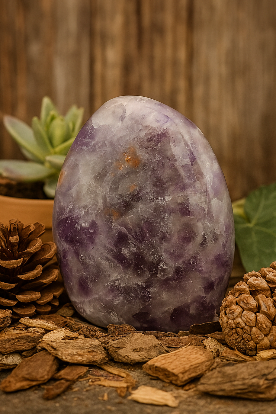 Dream Amethyst Crystal Freeform 300-400g