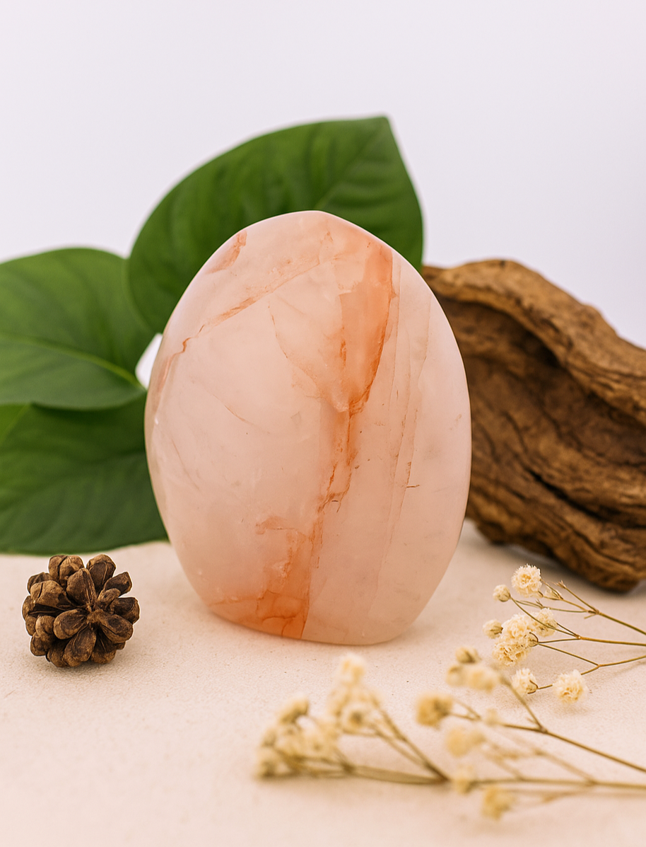 Fire Quartz Crystal Freeform 250g-350g