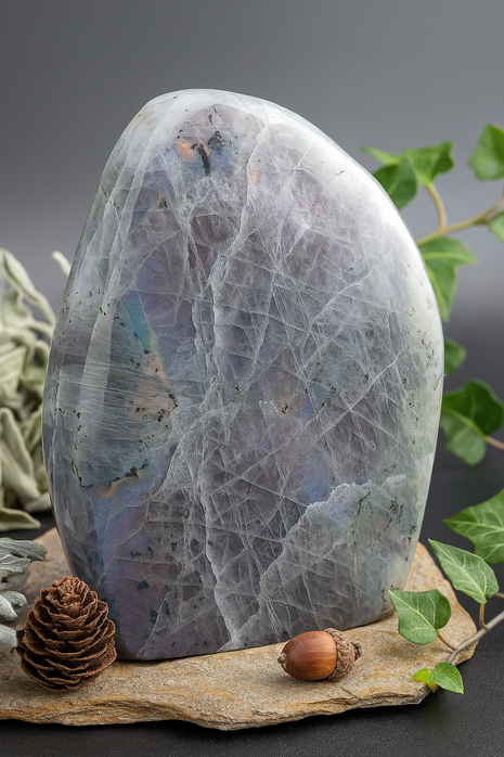 Purple Labradorite Crystal Freeform 350-450g