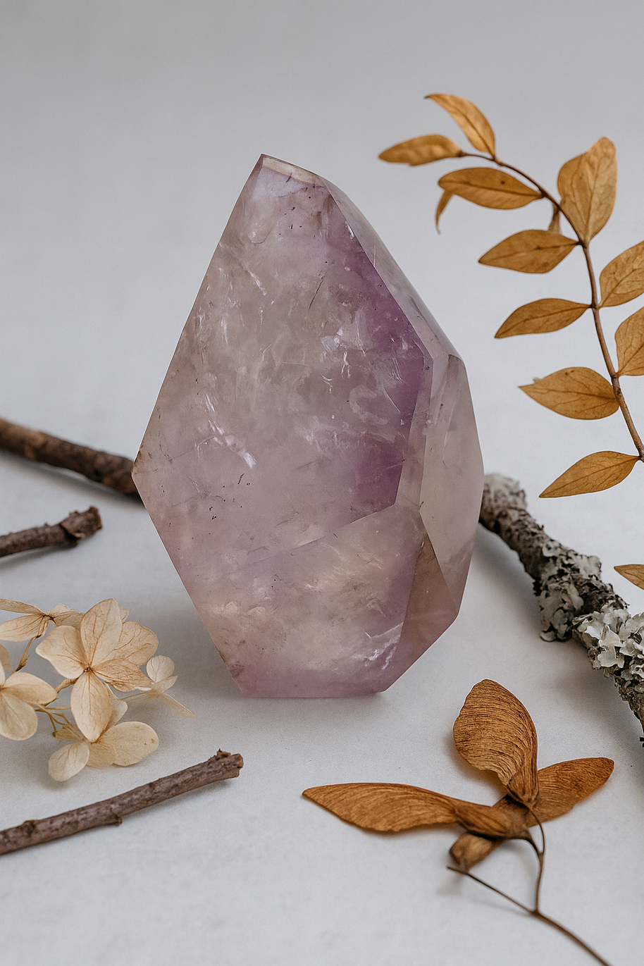 Phantom Amethyst Quartz Freeform 100-150g