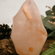 Fire Quartz Crystal Flame