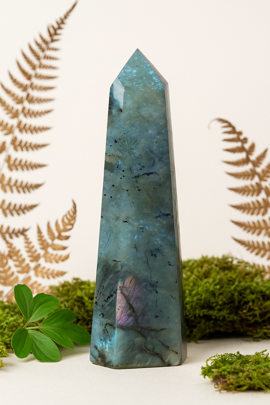 Large Labradorite Tower