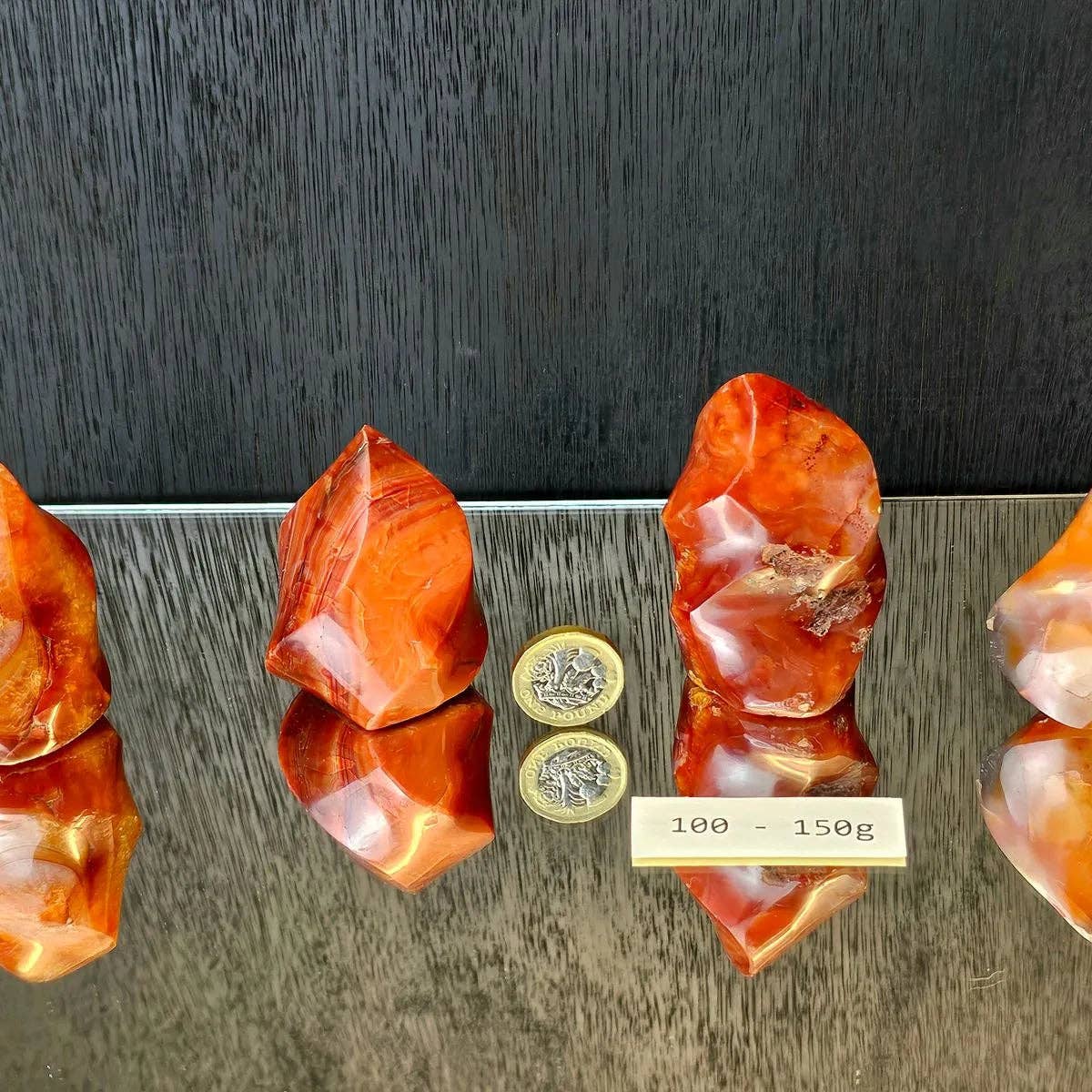 Carnelian Crystal Flame - Ignite Your Passion, Creativity, and Vitality 351-475g