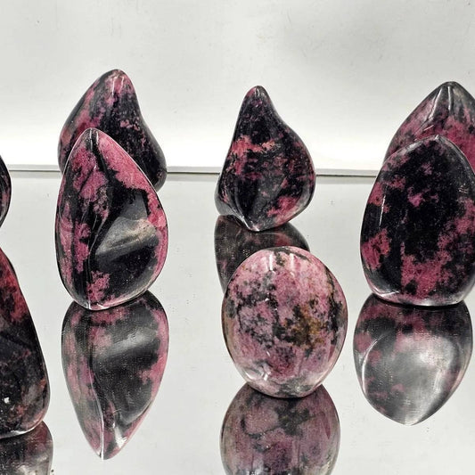 Rhodonite Crystal Freeforms 250-400g