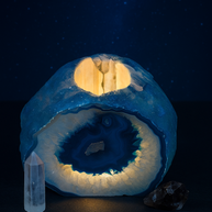 Blue Agate Tealight Candle Holder