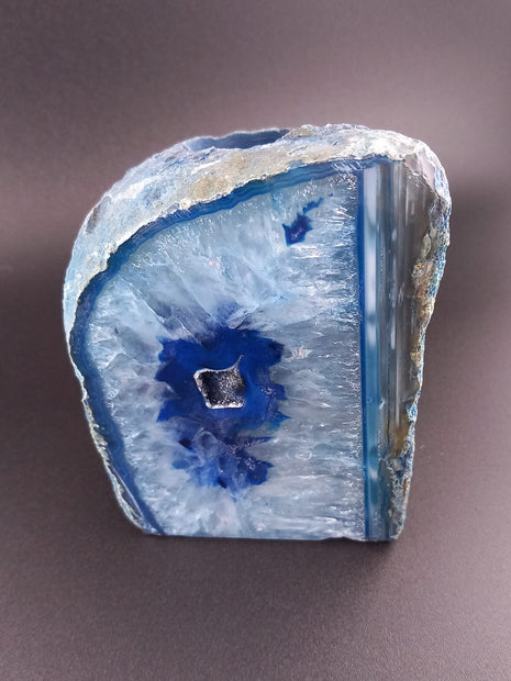 Blue Agate Tealight Candle Holder