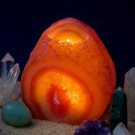 Pink Agate Tealight Candle Holder