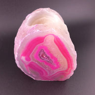 Pink Agate Tealight Candle Holder