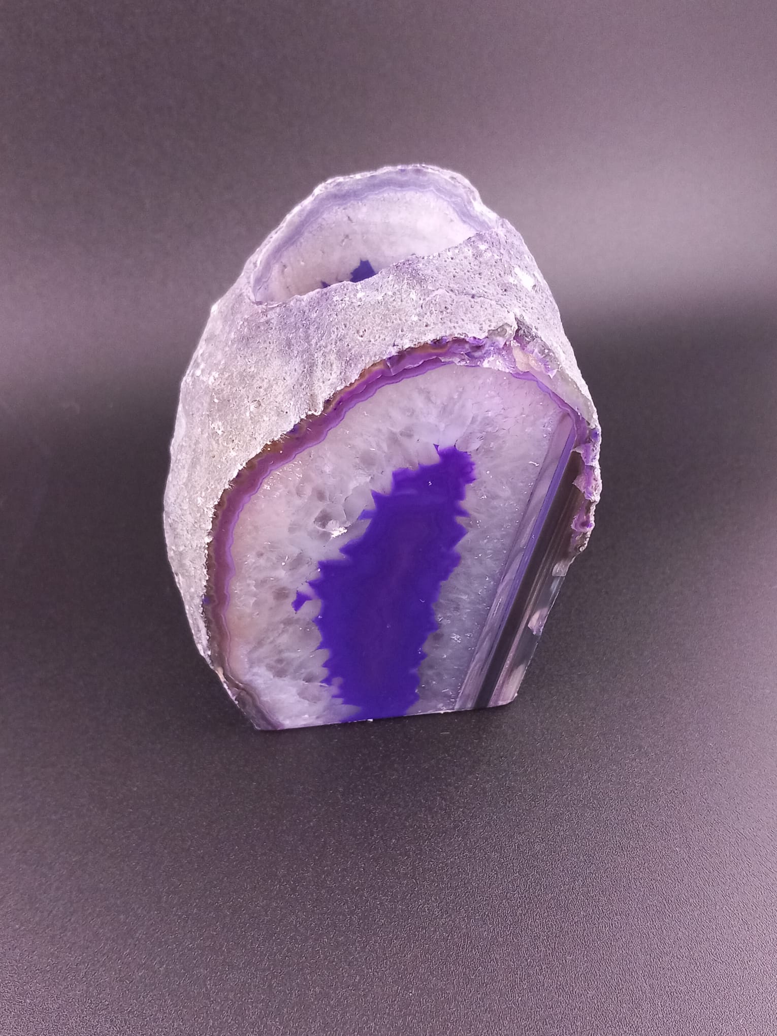 Purple Agate Tealight Candle Holder