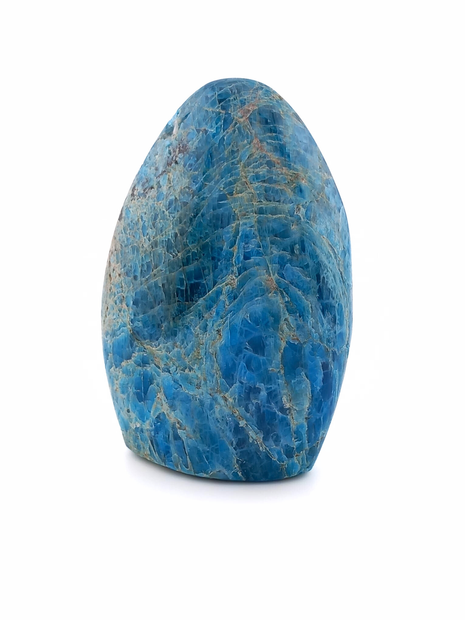 Blue Apatite Crystal Freeform 200-300g