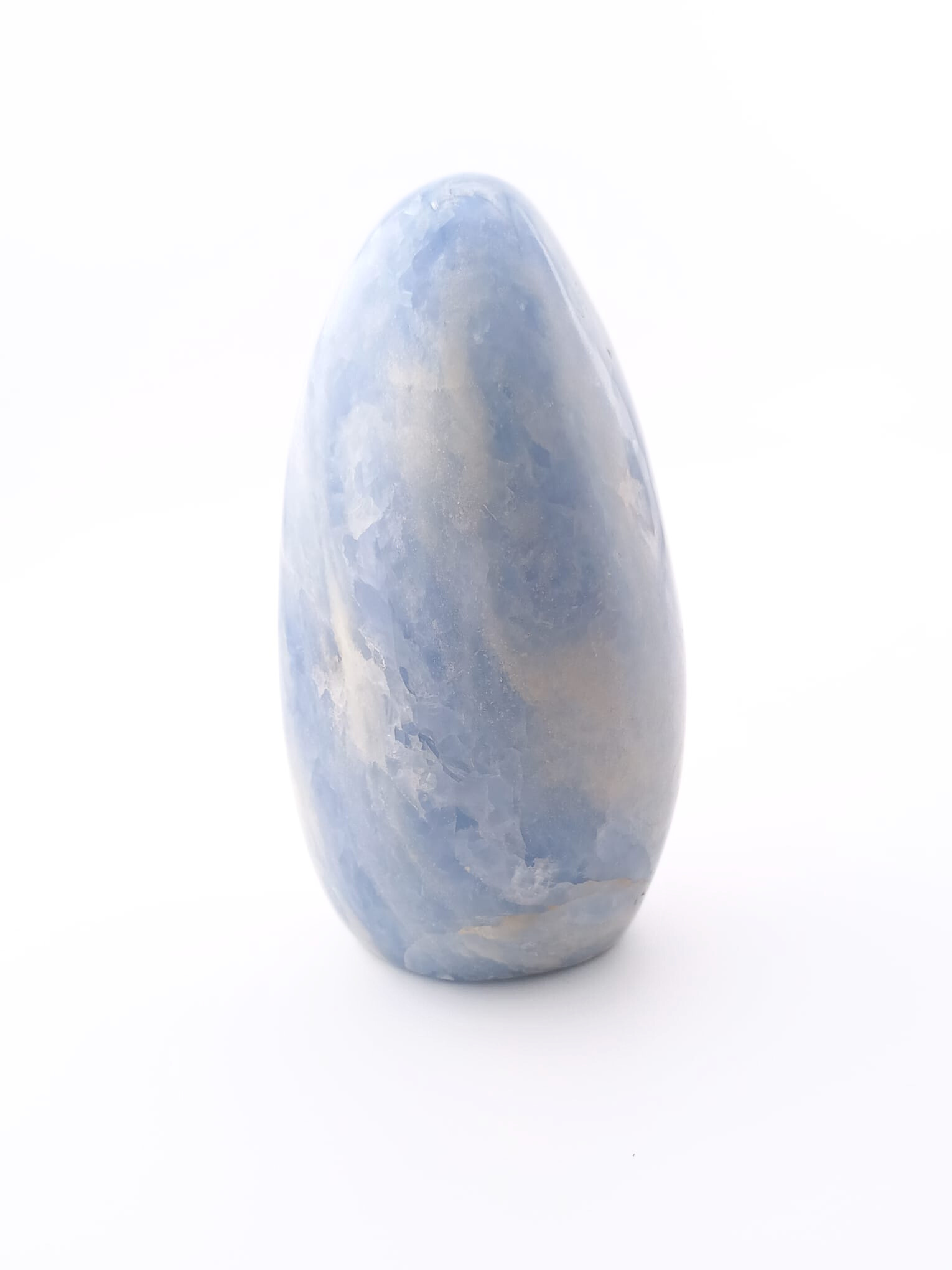Blue Calcite Crystal Freeform 600-700g