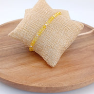 Citrine and Sterling Silver Cluster Bracelet