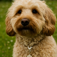 Citrine Star Crystal Pet Charm
