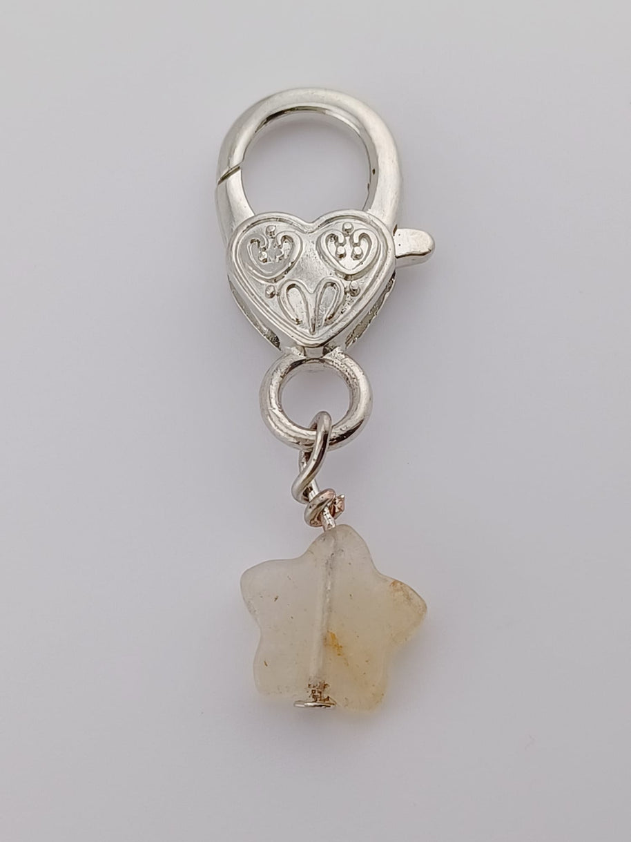 Citrine Star Crystal Pet Charm