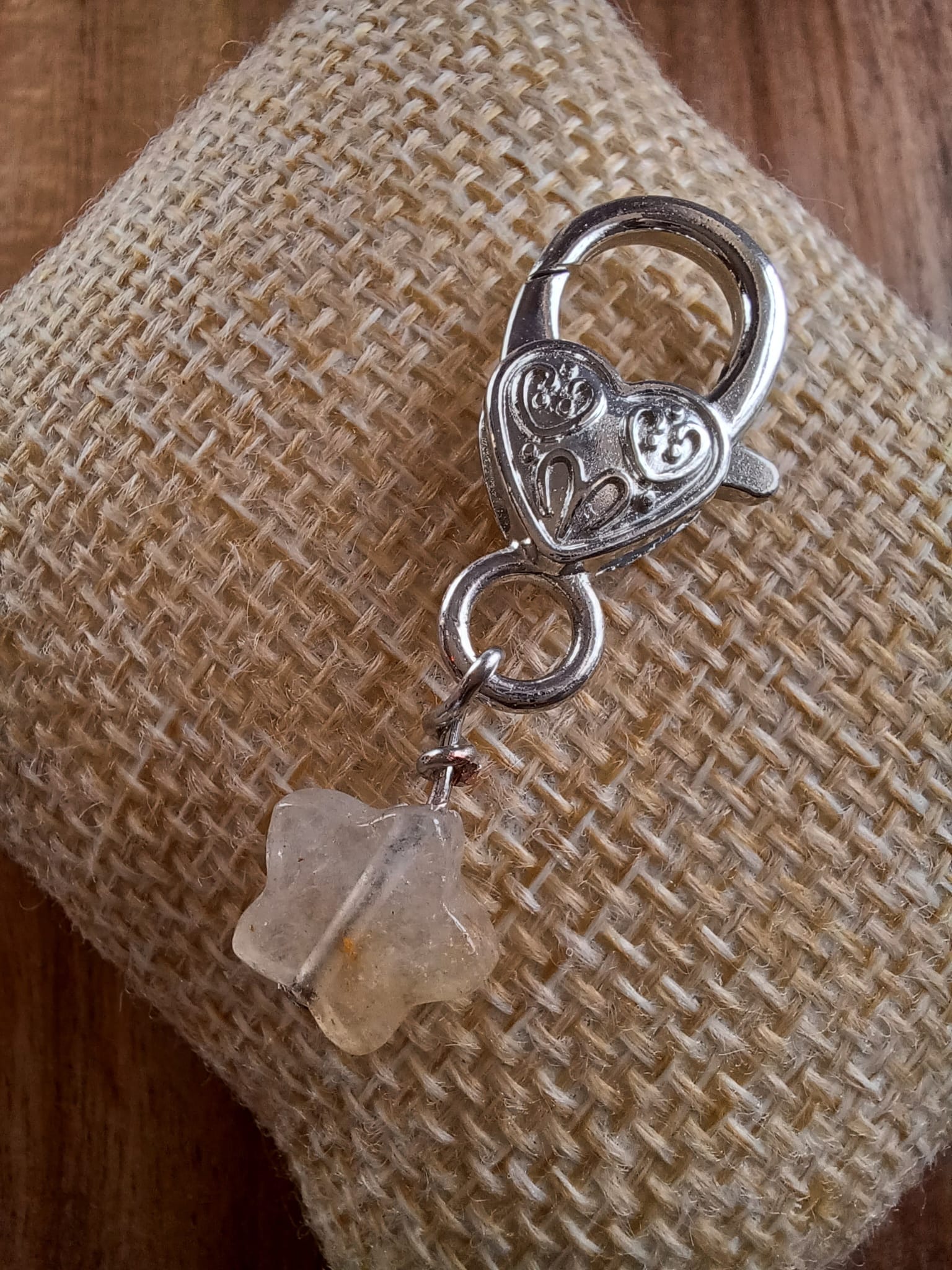 Citrine Star Crystal Pet Charm