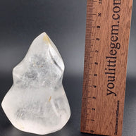 Clear Quartz Crystal Flame 300g