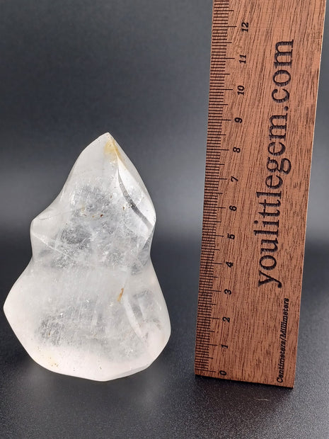 Clear Quartz Crystal Flame 300g