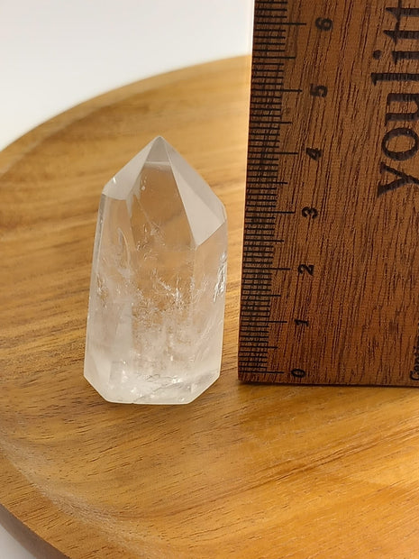 Mini Polished Clear Quartz Crystal Tower