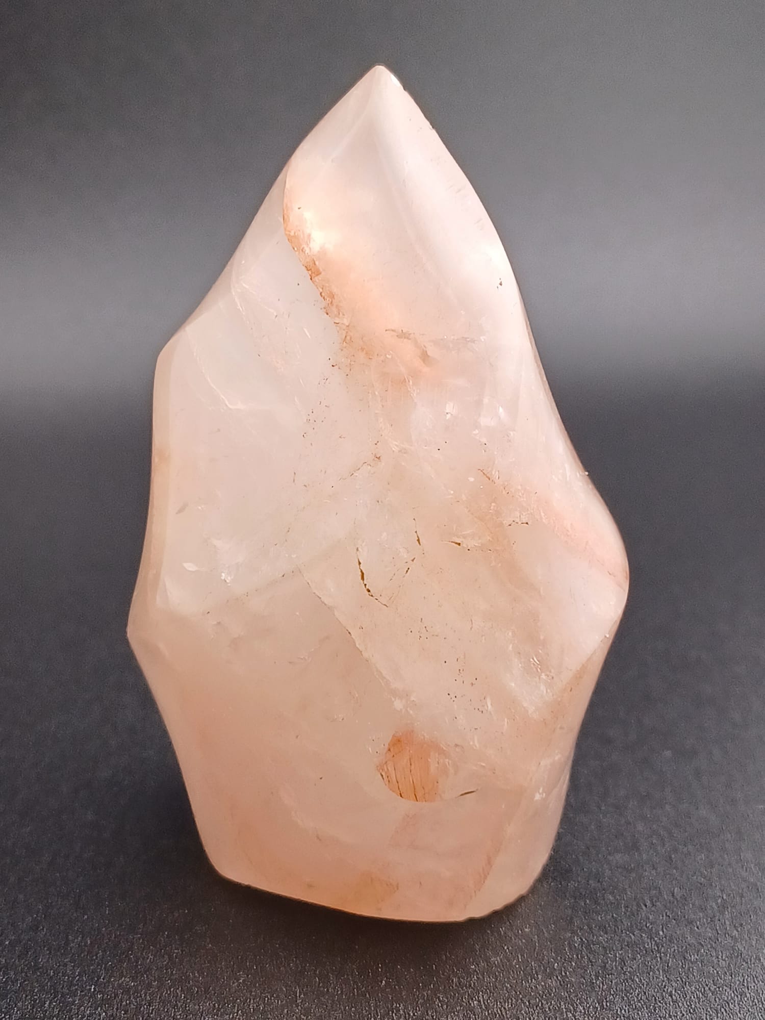 Fire Quartz Crystal Flame