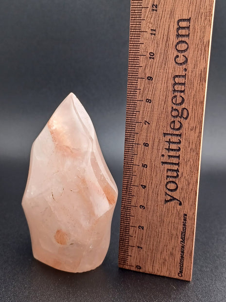Fire Quartz Crystal Flame