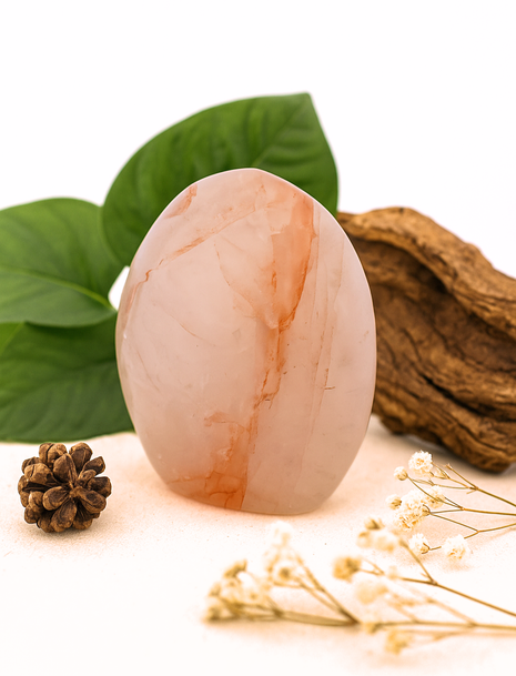 Fire Quartz Crystal Freeform 250g-350g