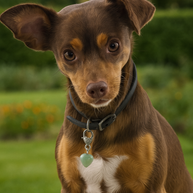 Green Aventurine Heart Crystal Pet Charm