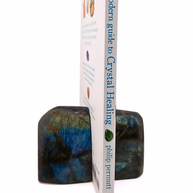 Labradorite Crystal Bookends