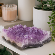 Raw Amethyst Crystal Geode Clusters