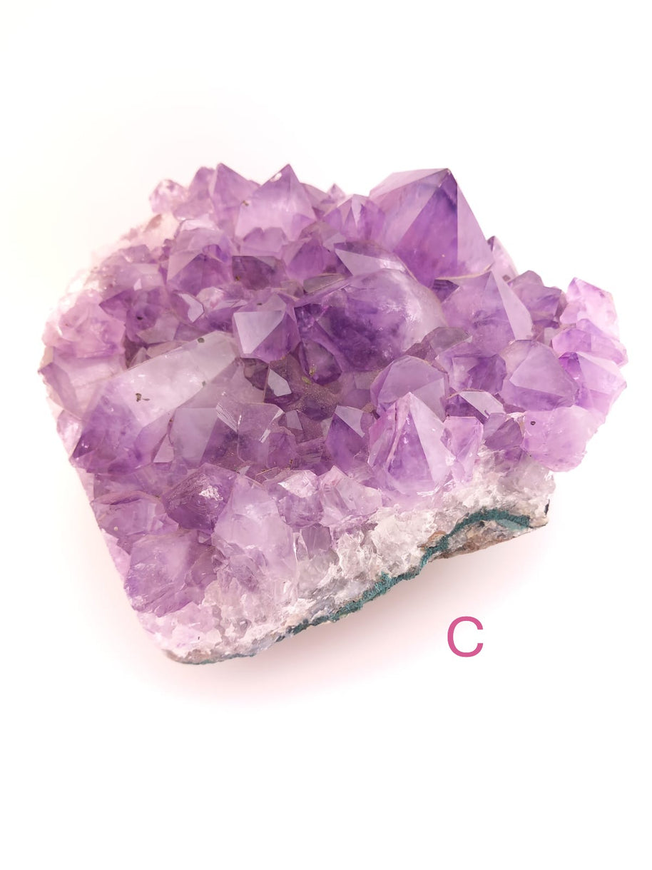 Raw Amethyst Crystal Geode Clusters