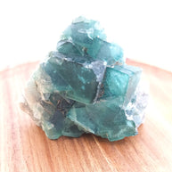 Green Fluorite Crystal Clusters