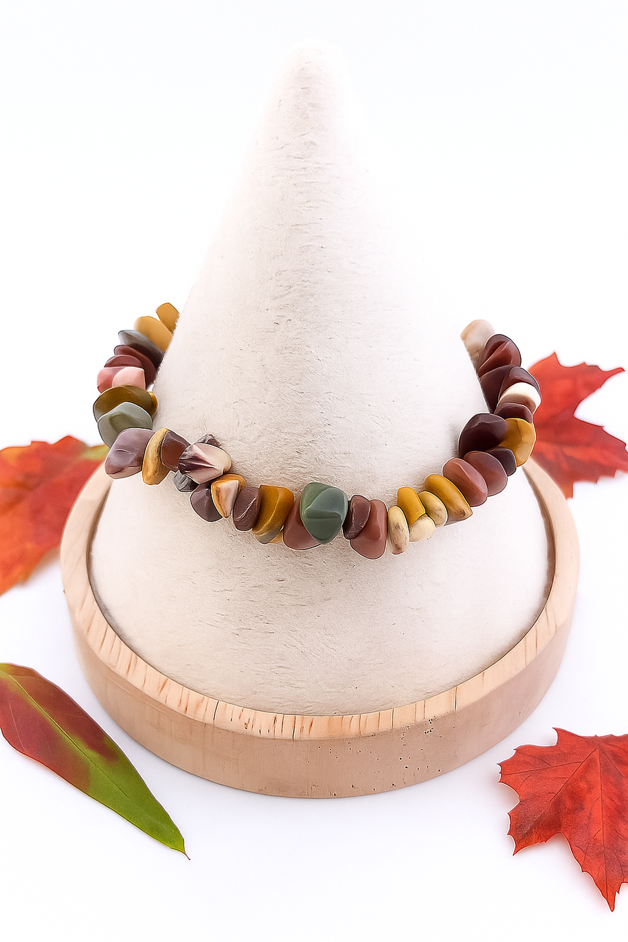 Mookaite Chip Stretch Bracelet