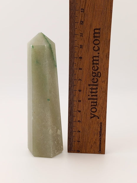 Small Polished Green Aventurine Crystal Tower