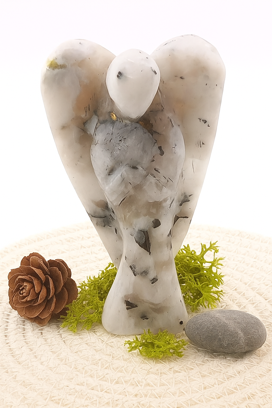 Rainbow Moonstone Crystal Angel