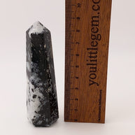 Small Polished Rainbow Moonstone Crystal Tower