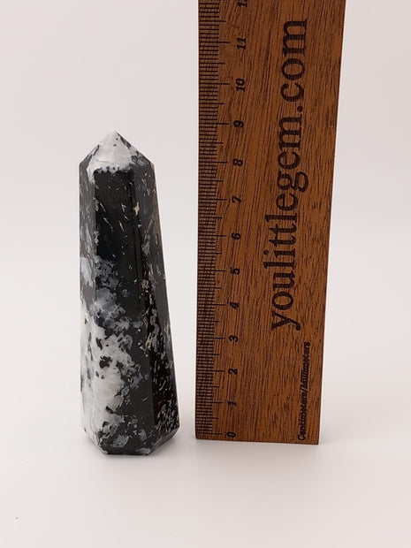 Small Polished Rainbow Moonstone Crystal Tower