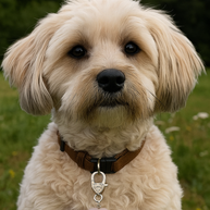 Rose Quartz Crystal Heart Pet Charm
