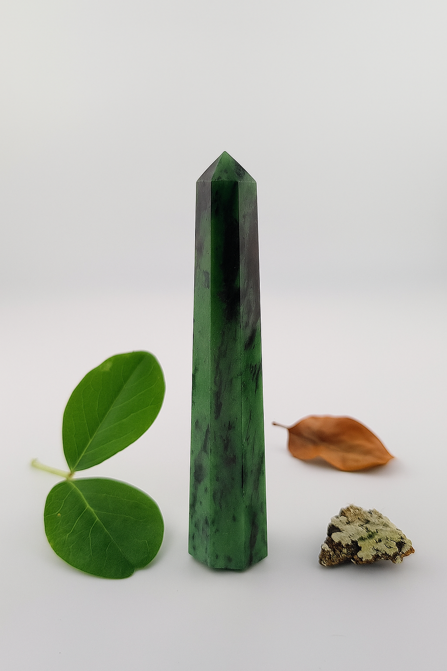 Small Polished Ruby Zoisite Crystal Tower