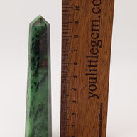 Small Polished Ruby Zoisite Crystal Tower