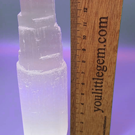 Natural Selenite Crystal Tower 15cm