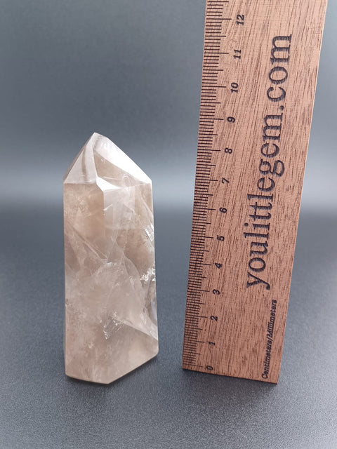 Natural Dark Morion Smoky Quartz Tower 150g-200g