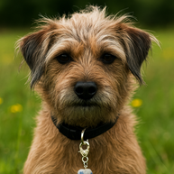 Sodalite Heart Crystal Pet Charm