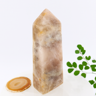 Polished Sunstone Moonstone Crystal Tower