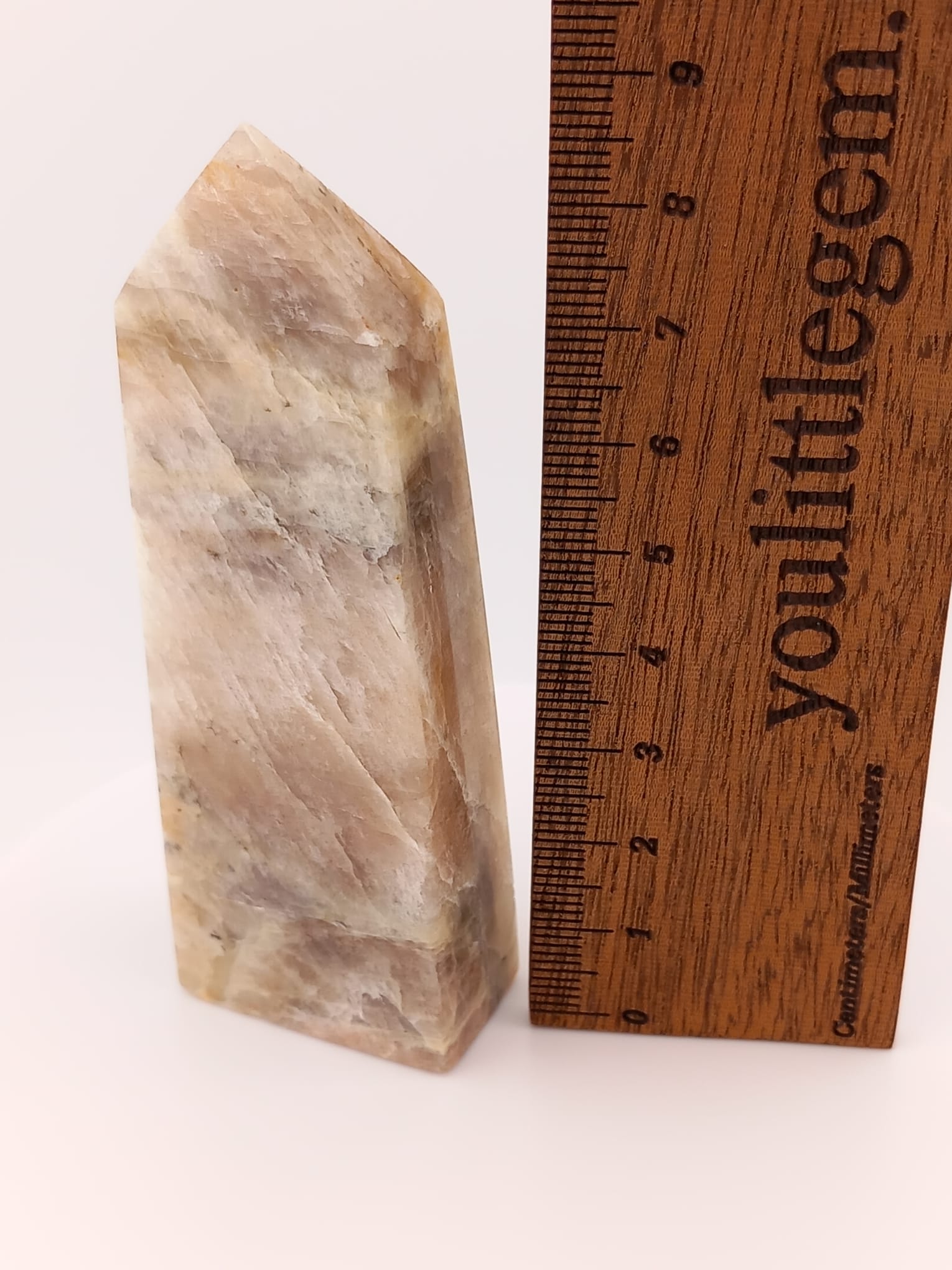 Polished Sunstone Moonstone Crystal Tower