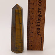 Small Polished Tiger’s Eye Crystal Tower