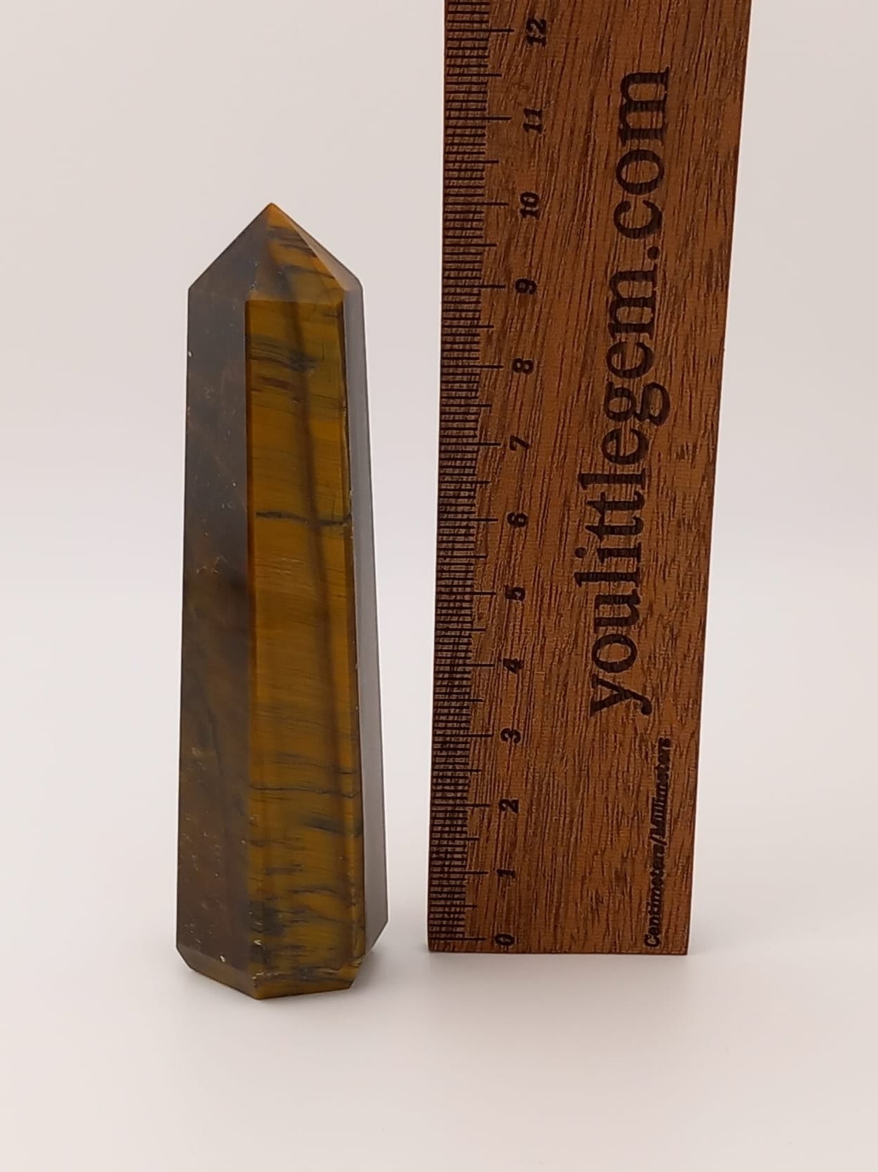 Small Polished Tiger’s Eye Crystal Tower