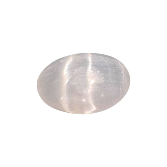 Selenite Palm Stone